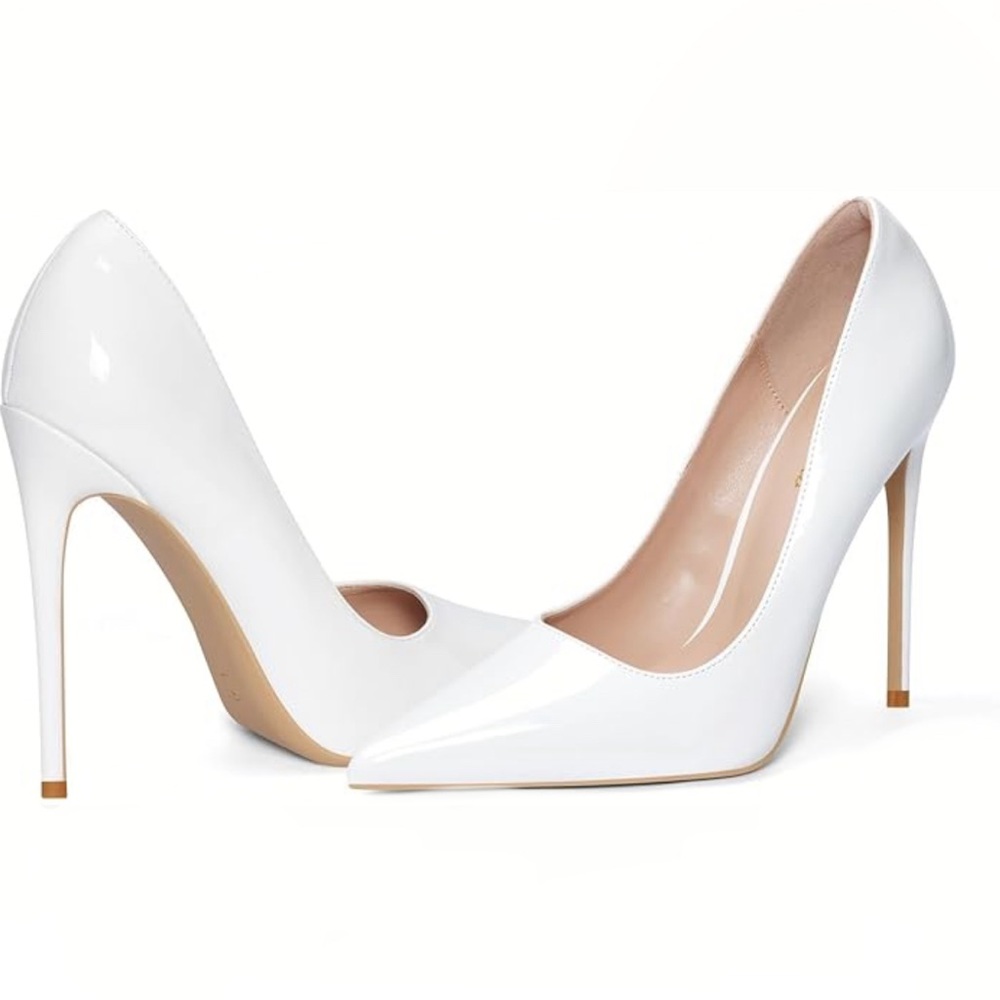 Women Pumps, Pointed Toe High Heel 4.7 inch/12cm Party Stiletto Heels Shoes